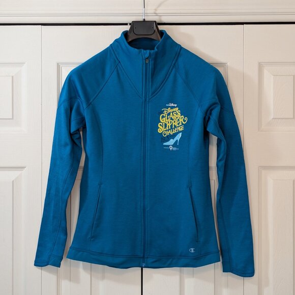 Champion runDisney 2017 Glass Slipper Challenge Full-Zip Blue Jacket - Size M - Picture 2 of 13
